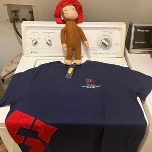 NWT Vintage Polo Ralph Lauren Shirt Men XL Navy Third Cruiser Squadron Crest 67